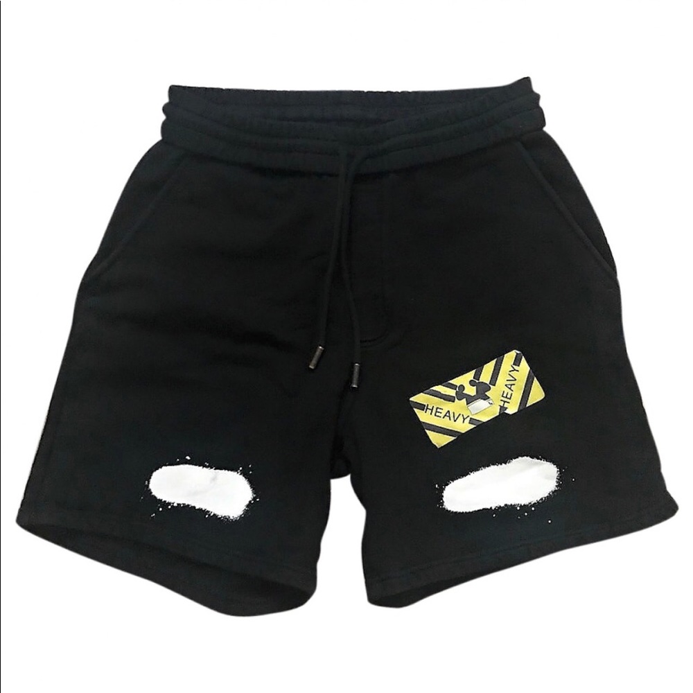Size L Off White Sweat Shorts